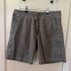 Kuhl Gray Cargo Shorts with Relaxed Fit